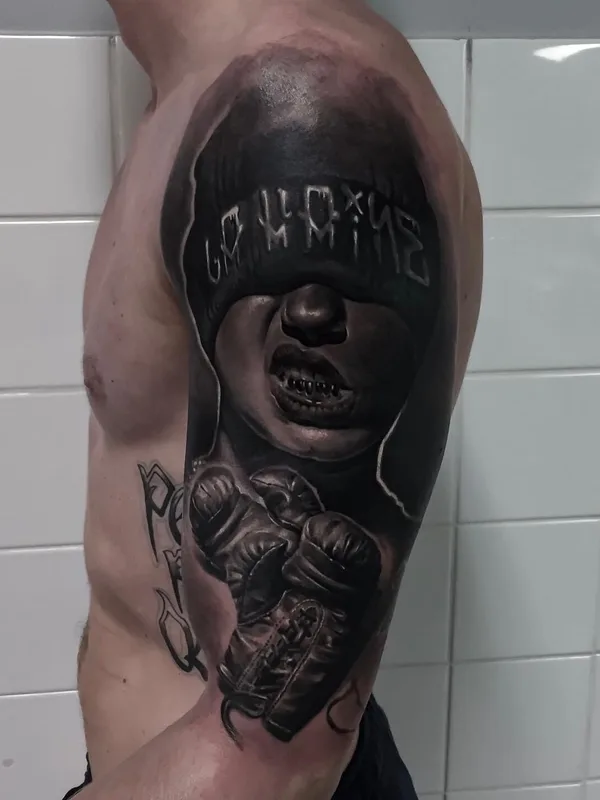 black and grey realism Tatuagem em full sleeve #94492 | Tatuador Sergey GAS
