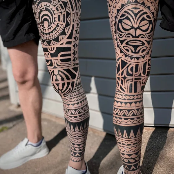 Ornamental tattoo by Дарья Гречко in Волгодонск