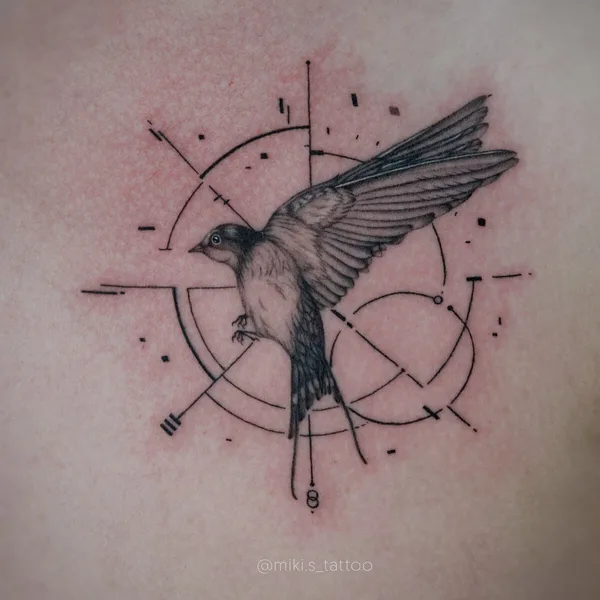Fine Line tattoo by Miki Sheir in Vancouver