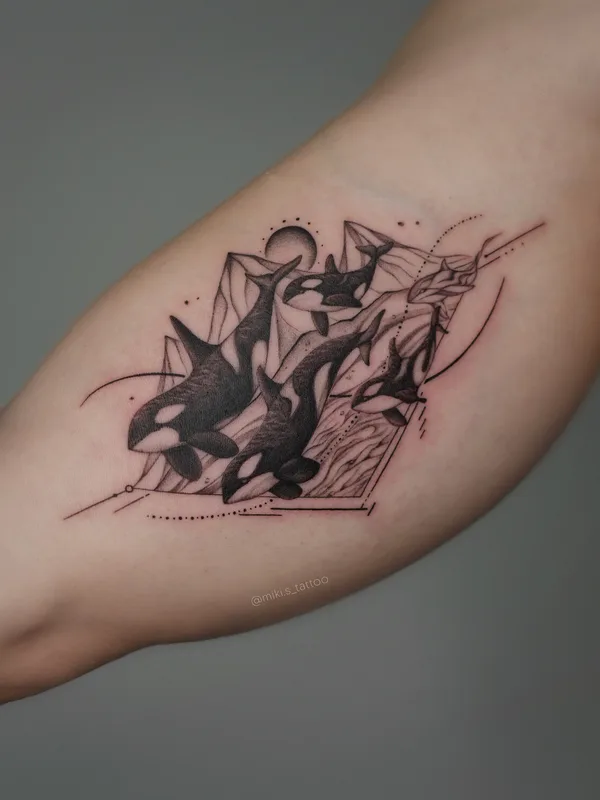 male blackandgrey microrealism tatouage sur biceps #94775 | Artiste tatoueur Miki Sheir