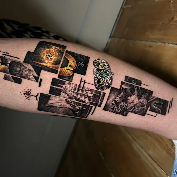 Black & Grey tattoo by Oliver L Boots in Cardiff