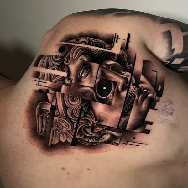 Black & Grey tattoo by Oliver L Boots in Cardiff