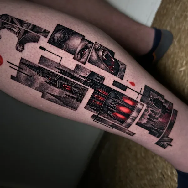 Black & Grey tattoo by Oliver L Boots in Cardiff