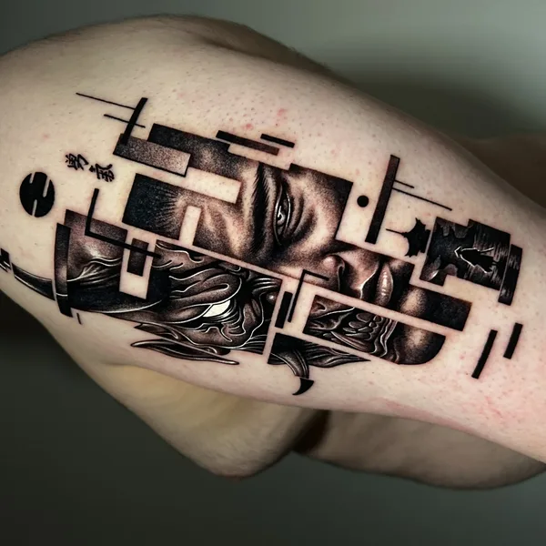 Black & Grey tattoo by Oliver L Boots in Cardiff