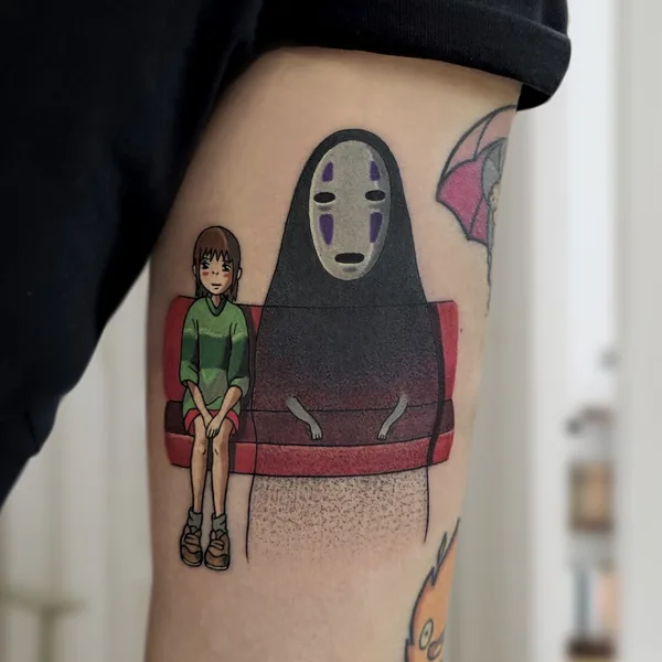 Anime tattoo by Alina MNK  in Tbilisi