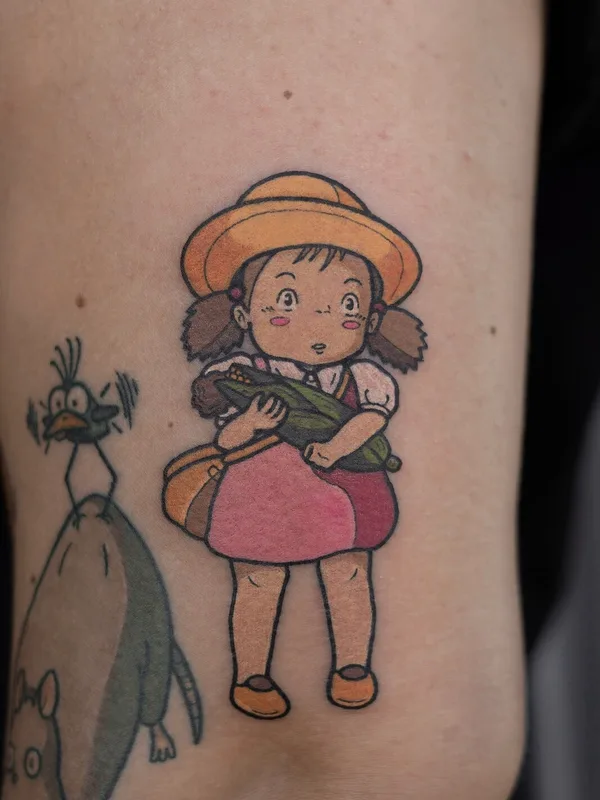 color anime Tatuagem em upper arm #94757 | Tatuador Alina MNK