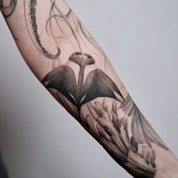 Ботаника tattoo by Миша Сибуми in Москва