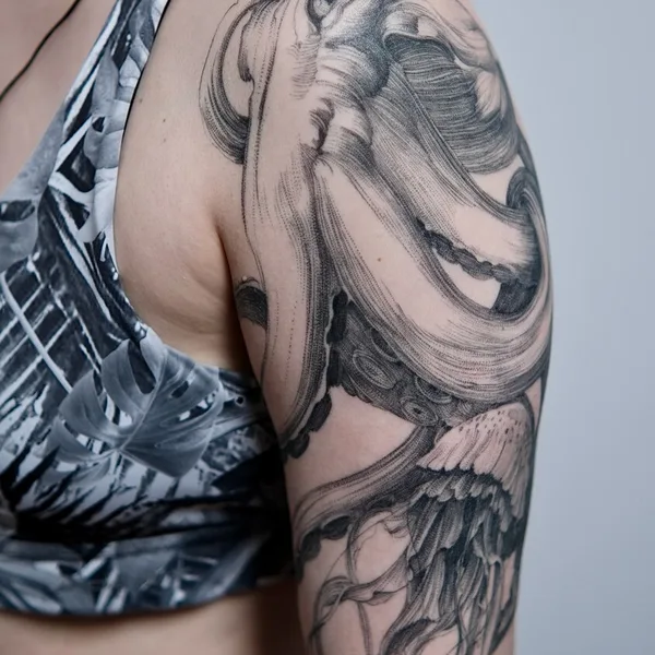 Ботаника tattoo by Миша Сибуми in Москва