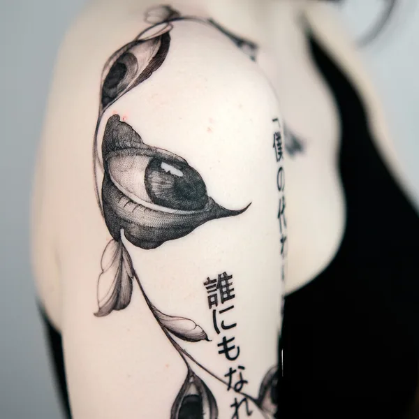 Ботаника tattoo by Миша Сибуми in Москва