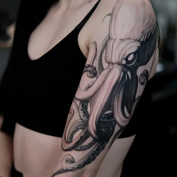 Ботаника tattoo by Миша Сибуми in Москва