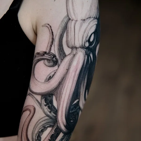 Ботаника tattoo by Миша Сибуми in Москва