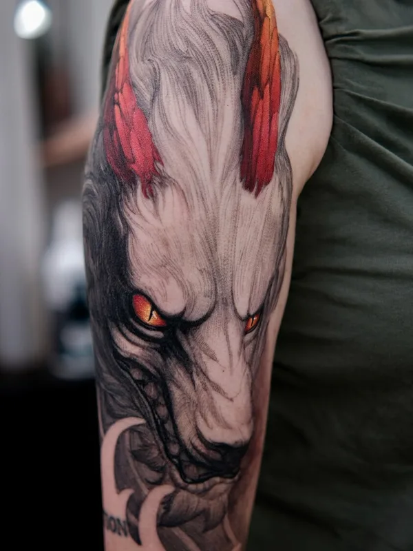 Botanical tattoo by Миша Сибуми in Moscow