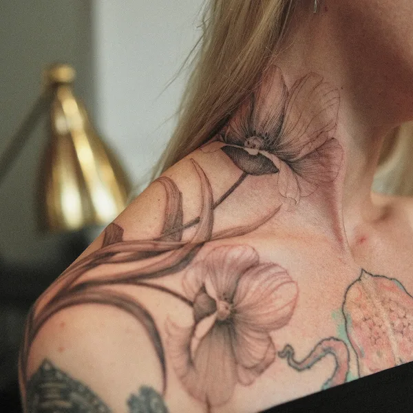 Ботаника tattoo by m.tattooer in Москва