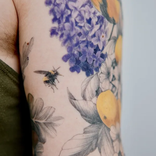 Ботаника tattoo by m.tattooer in Москва