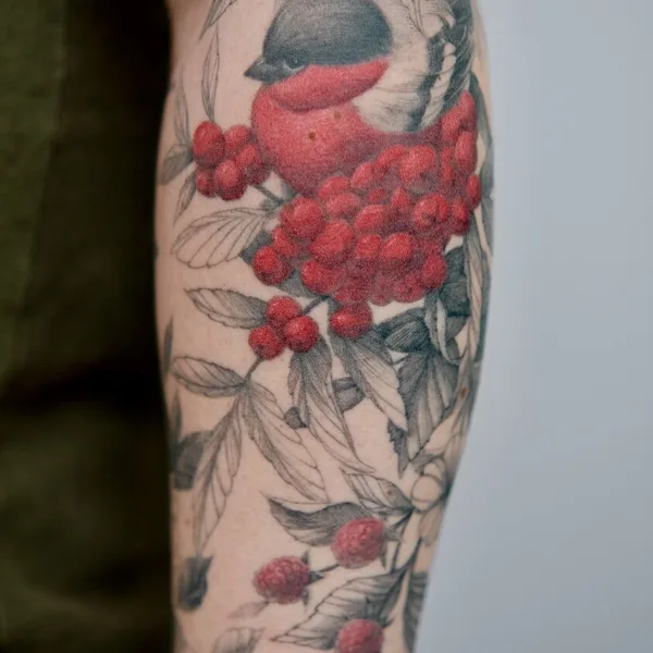 Ботаника tattoo by m.tattooer in Москва