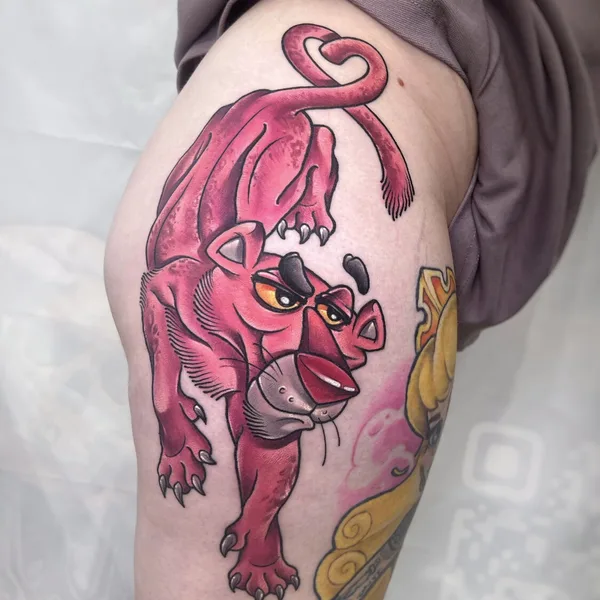 Нью Скул tattoo by Александра Мурзина  in Тюмень