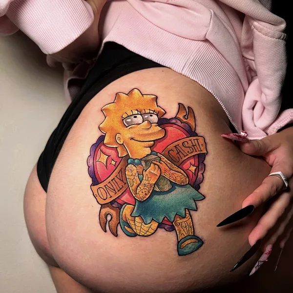 Нью Скул tattoo by Александра Мурзина  in Тюмень