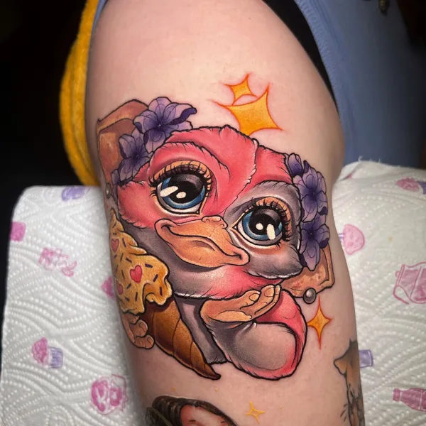 Нью Скул tattoo by Александра Мурзина  in Тюмень