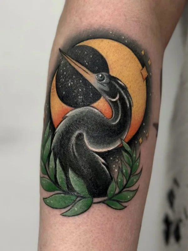 female color illustrative 纹身 在 forearm #95600 | 纹身师 Tonya | inkedwolfie