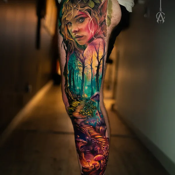 Реализм tattoo by Adrian Cier in Vancouver