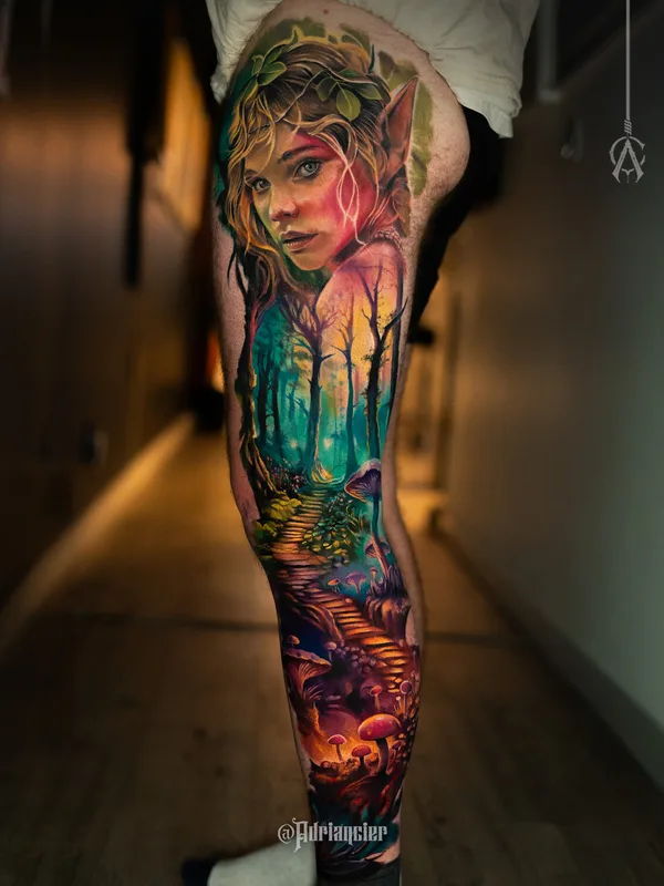 Realism tattoo by Adrian Cier in Vancouver
