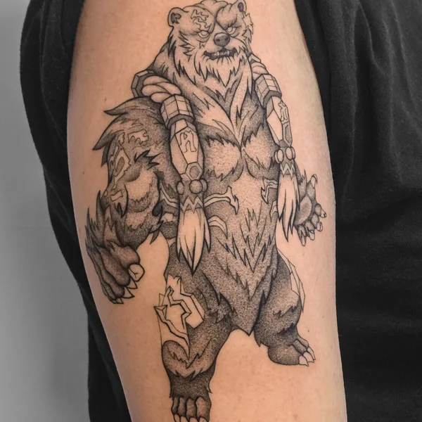 Graphic tattoo by Алина Авангард in Липецк