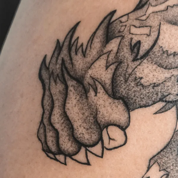 Graphic tattoo by Алина Авангард in Липецк