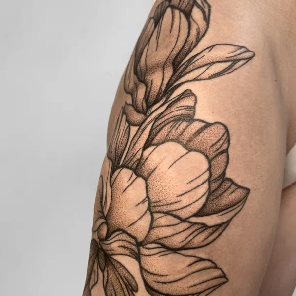 Graphic tattoo by Алина Авангард in Липецк