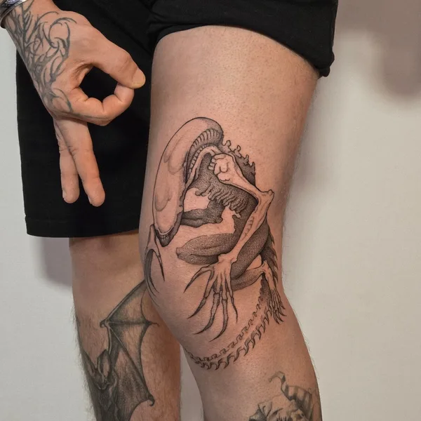 Graphic tattoo by Алина Авангард in Липецк