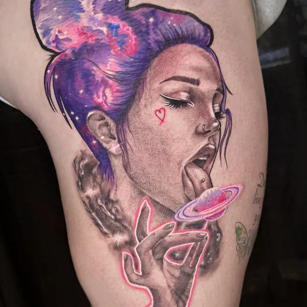 coverup tattoo by Ксения Олейник  in San Francisco