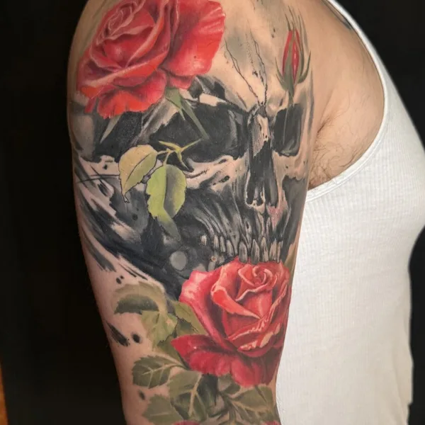 coverup tattoo by Ксения Олейник  in San Francisco