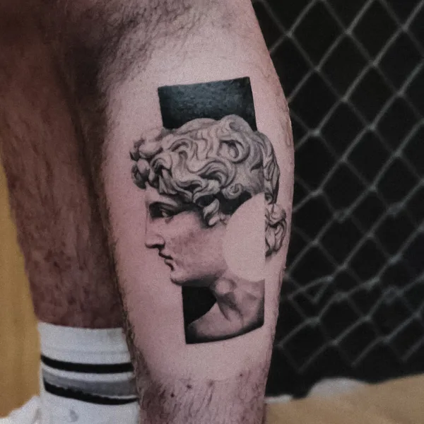 avant-garde tattoo by Nam in Beersheba