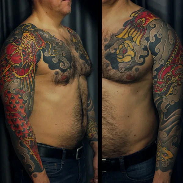 Japanese tattoo by Игорь Кукушкин in Самара