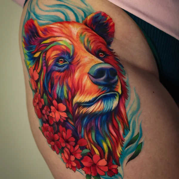 Japanese tattoo by Дарья Фараонова in Saint Petersburg