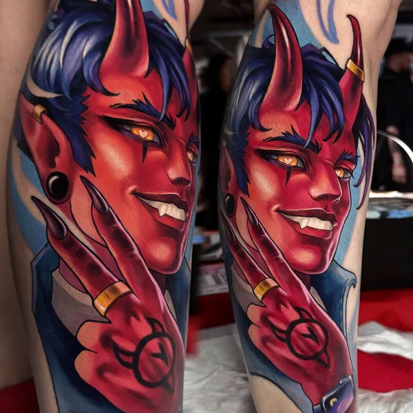 Japanese tattoo by Дарья Фараонова in Saint Petersburg