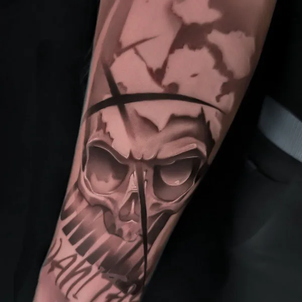 Realism tattoo by Konstantin Pilipenko in Липецк