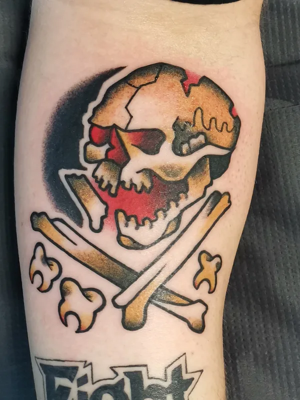 color traditional tattoo auf forearm #95551 | Tätowierer ilja Samöwar