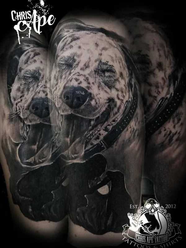female blackandgrey portrait татуировка на arm #95592 | Тату мастер Chris Ape 