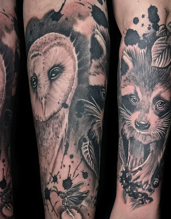 female blackandgrey realism татуировка на arm #95594 | Тату мастер Chris Ape 