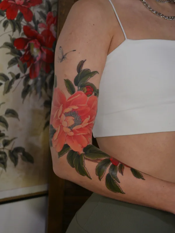female color japanese татуировка на forearm #95802 | Тату мастер Анна Грин 