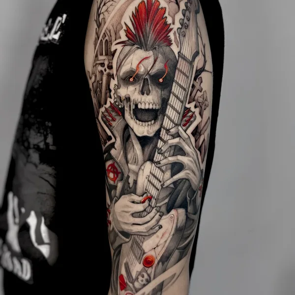 Graphic tattoo by Надежда Нестреляева in Владивосток