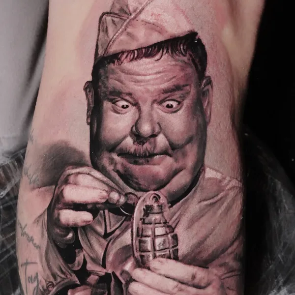 Realism tattoo by Roman Ignatenko in Ростов-на-Дону