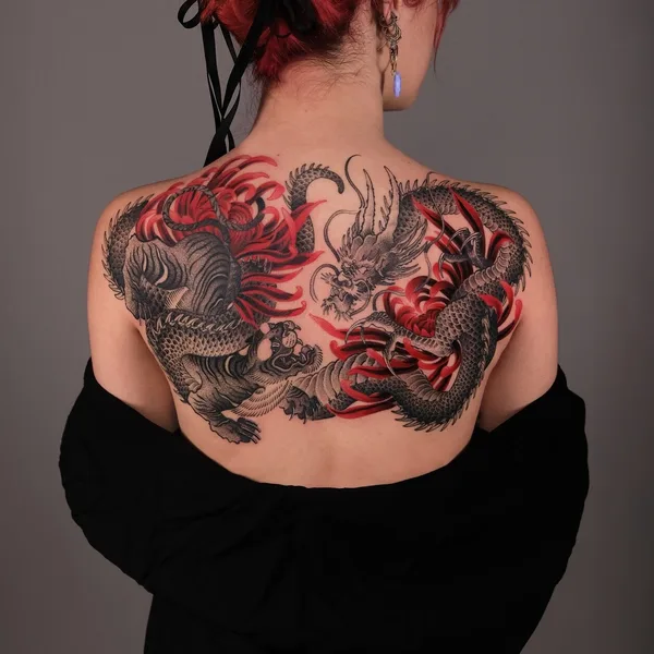 Japanese tattoo by Ivan Baiun in Los Angeles