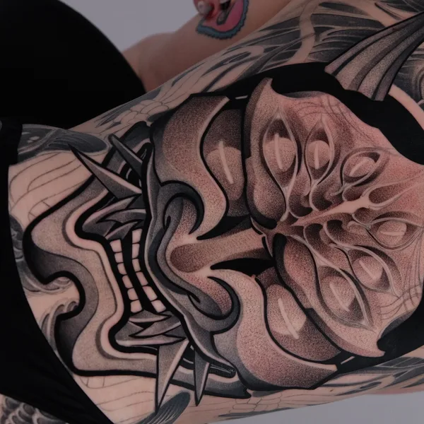 Japanese tattoo by Ivan Baiun in Los Angeles