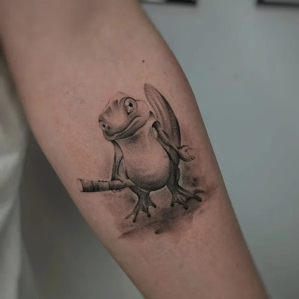 Botanical tattoo by Смишко Леонид in Калуга