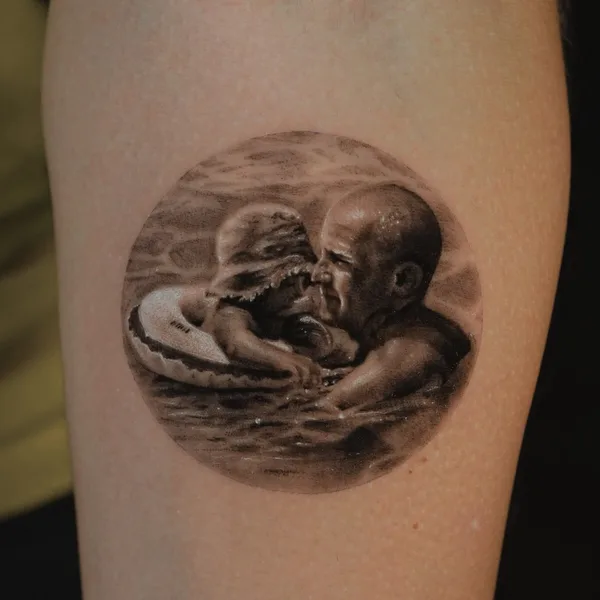 Micro Realism tattoo by Bugra Bizel in Cardiff