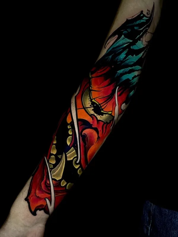 male color japanese Tatuagem em arm #96330 | Tatuador Сергей Карпенко
