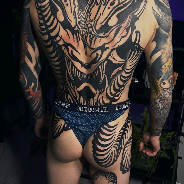 Japanese tattoo by Сергей Карпенко in Краснодар