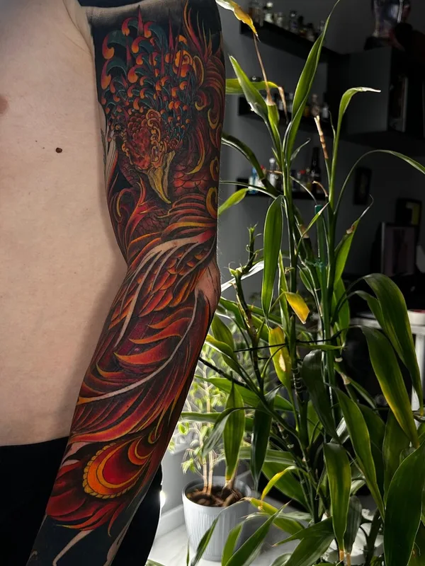 male color neojapanese Tatuagem em sleeve #96337 | Tatuador Сергей Карпенко