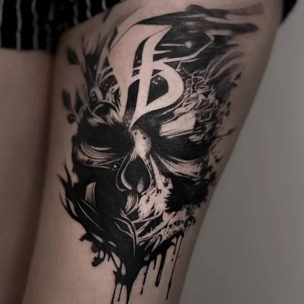 Abstract tattoo by Татьяна Пузикова in Екатеринбург